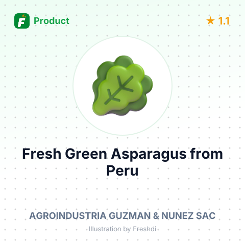 Fresh Green Asparagus – summary card, no photo uploaded yet