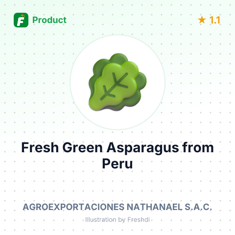 Fresh Green Asparagus – summary card, no photo uploaded yet