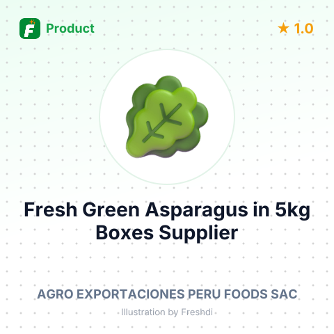 Fresh Green Asparagus in 5kg Boxes – summary card, no photo uploaded yet