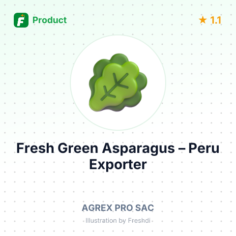 Fresh Green Asparagus – summary card, no photo uploaded yet