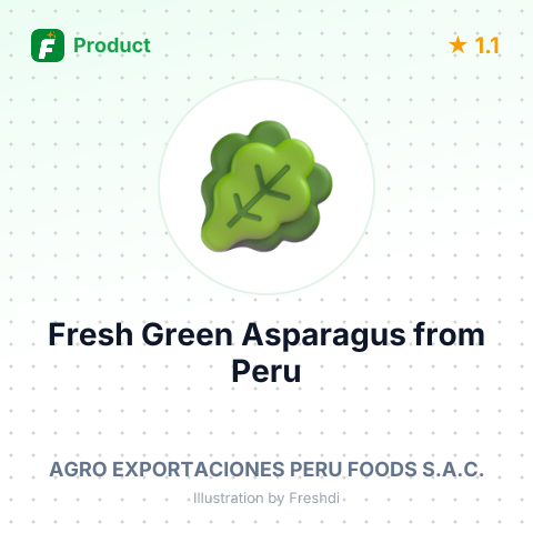 Fresh Green Asparagus – summary card, no photo uploaded yet