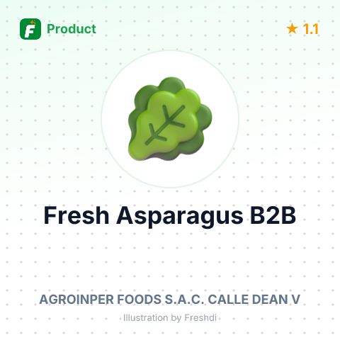 Fresh Green Asparagus – summary card, no photo uploaded yet