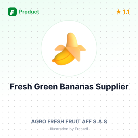 Fresh Green Bananas – summary card, no photo uploaded yet