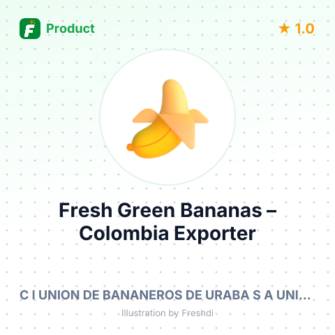 Fresh Green Bananas (Cavendish) – summary card, no photo uploaded yet