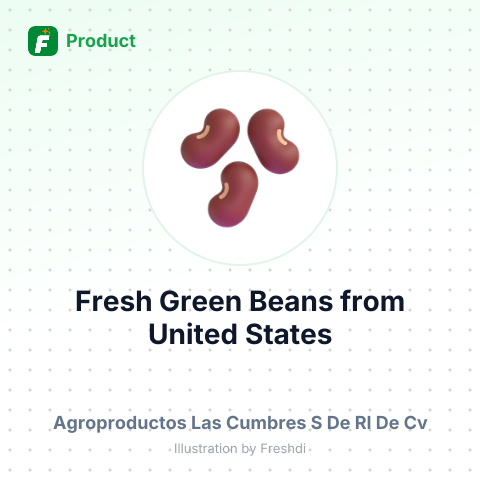 Fresh Green Beans – summary card, no photo uploaded yet