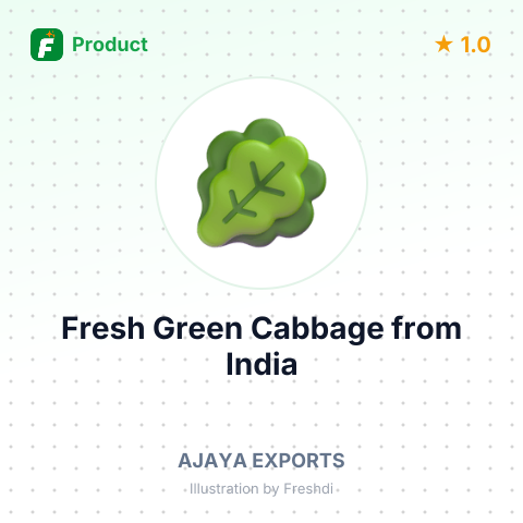 Fresh Green Cabbage – summary card, no photo uploaded yet
