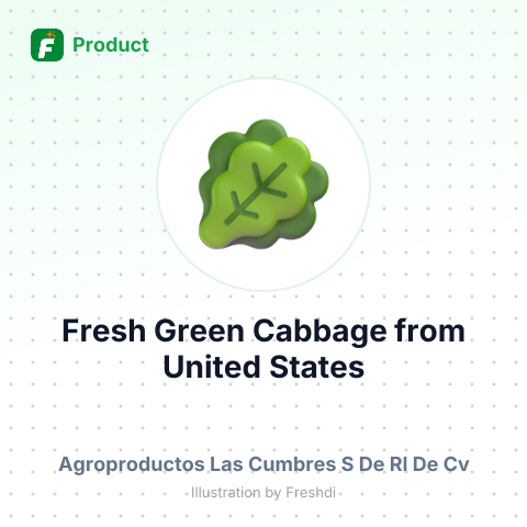 Fresh Green Cabbage – summary card, no photo uploaded yet