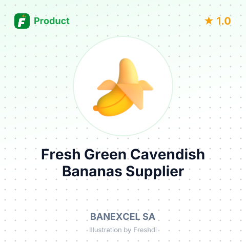 Fresh Green Cavendish Bananas – summary card, no photo uploaded yet