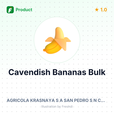Fresh Green Cavendish Bananas – summary card, no photo uploaded yet