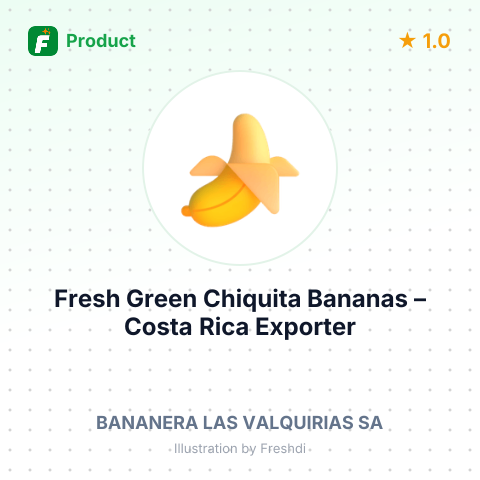 Fresh Green Chiquita Bananas – summary card, no photo uploaded yet