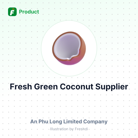 Fresh Green Coconut – summary card, no photo uploaded yet