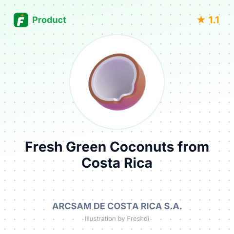 Fresh Green Coconuts – summary card, no photo uploaded yet