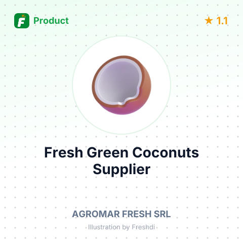 Fresh Green Coconuts – summary card, no photo uploaded yet