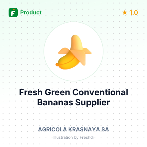 Fresh Green Conventional Bananas – summary card, no photo uploaded yet