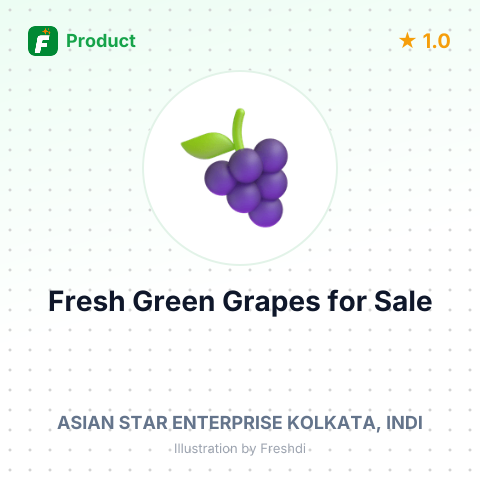 Fresh Green Grapes – summary card, no photo uploaded yet