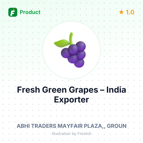 Fresh Green Grapes – summary card, no photo uploaded yet