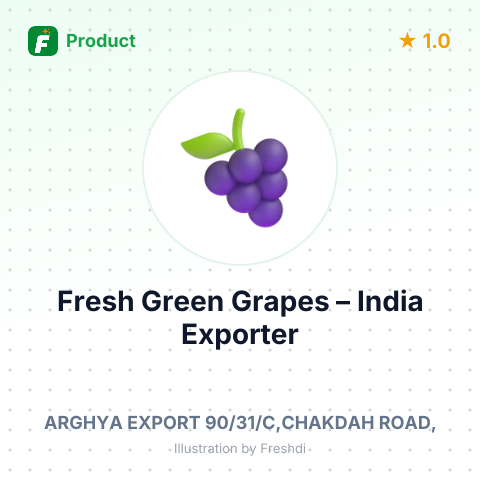Fresh Green Grapes – summary card, no photo uploaded yet