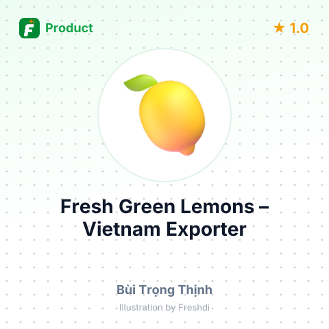 Fresh Green Lemons – summary card, no photo uploaded yet