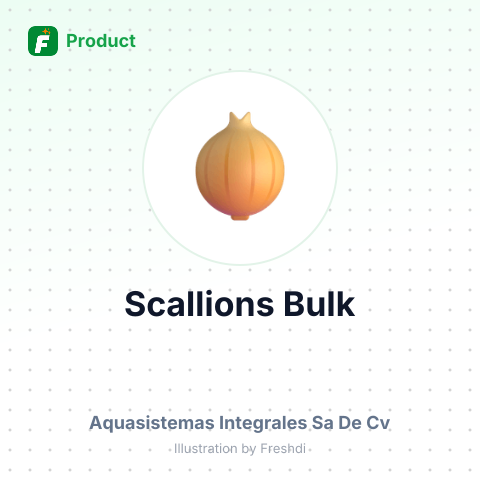 Fresh Green Onions (Scallions) – summary card, no photo uploaded yet