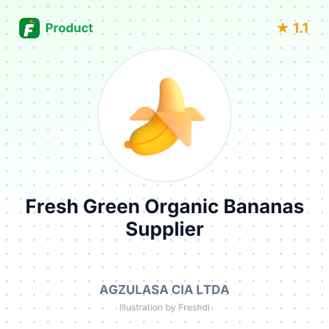 Fresh Green Organic Bananas – summary card, no photo uploaded yet