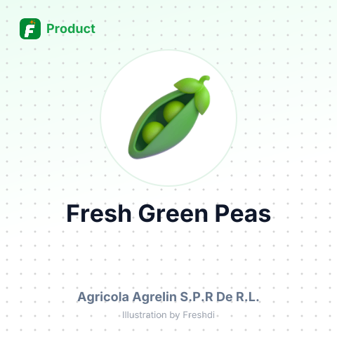 Fresh Green Peas – summary card, no photo uploaded yet