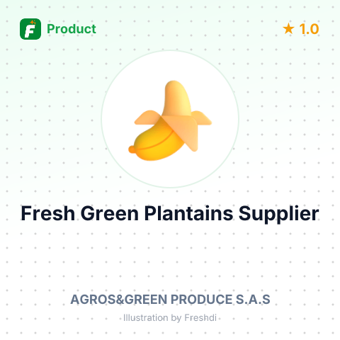 Fresh Green Plantains – summary card, no photo uploaded yet