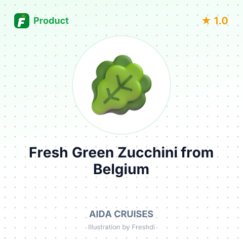 Fresh Green Zucchini – summary card, no photo uploaded yet