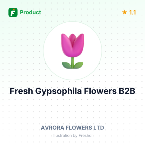 Fresh Gypsophila Flowers – summary card, no photo uploaded yet