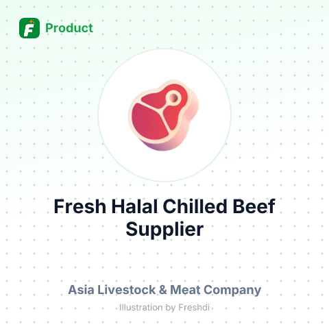 Fresh Halal Chilled Beef – summary card, no photo uploaded yet