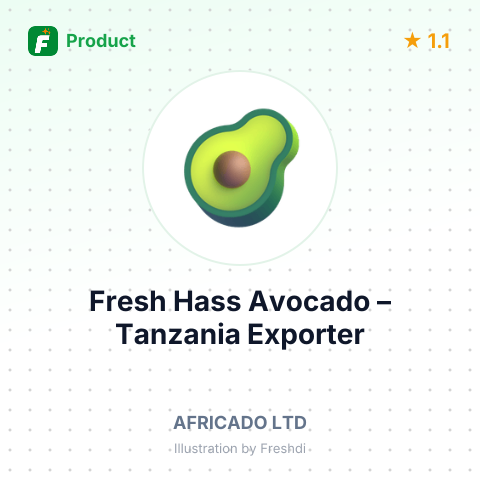 Fresh Hass Avocado – product summary card, no photo uploaded yet
