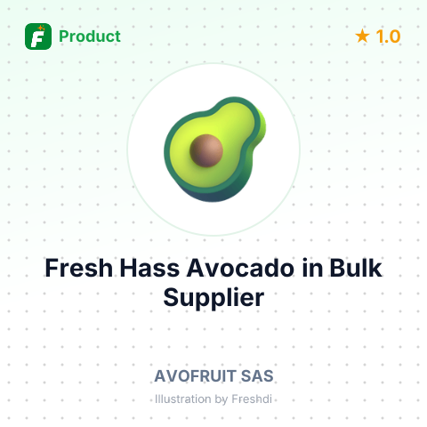 Fresh Hass Avocado in Bulk – summary card, no photo uploaded yet