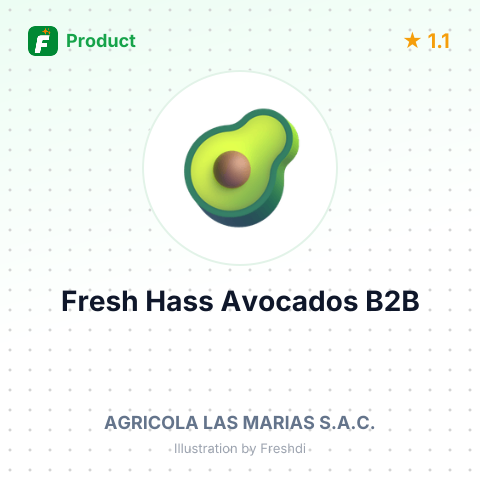 Fresh Hass Avocados – summary card, no photo uploaded yet