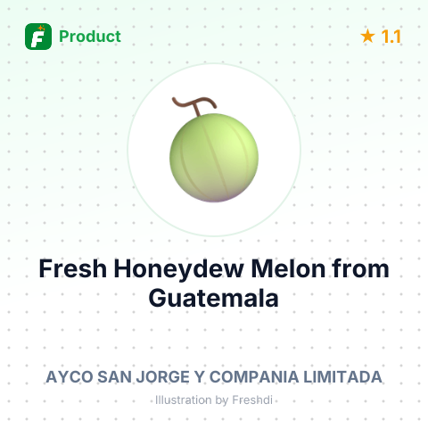Fresh Honeydew Melon – summary card, no photo uploaded yet