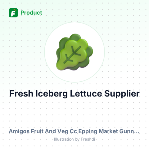 Fresh Iceberg Lettuce – summary card, no photo uploaded yet