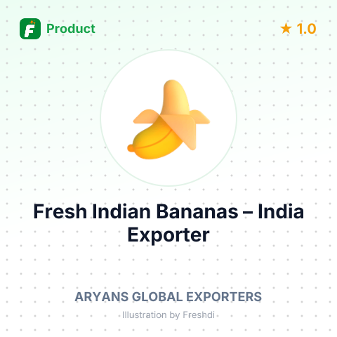 Fresh Indian Bananas – summary card, no photo uploaded yet