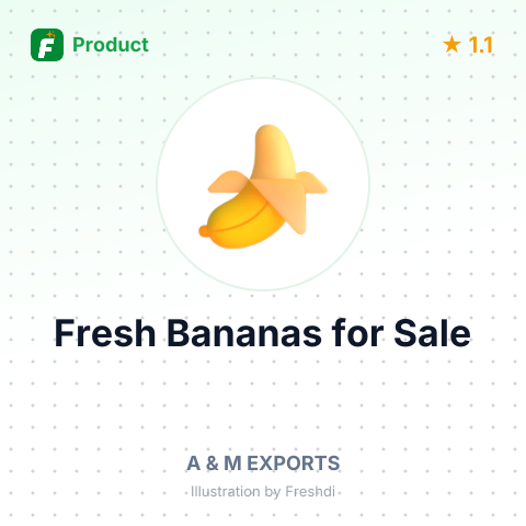 Fresh Indian Bananas – summary card, no photo uploaded yet