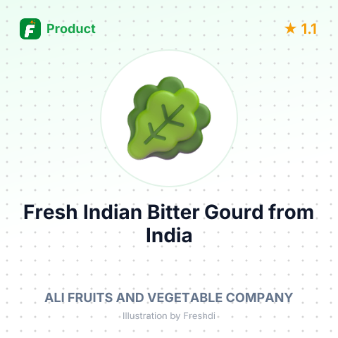 Fresh Indian Bitter Gourd – summary card, no photo uploaded yet
