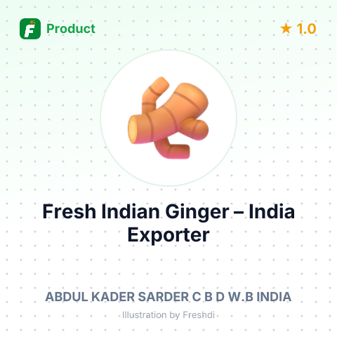 Fresh Indian Ginger – summary card, no photo uploaded yet