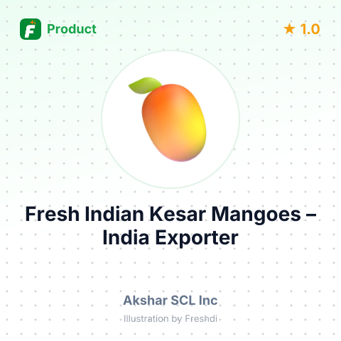 Fresh Indian Kesar Mangoes – summary card, no photo uploaded yet