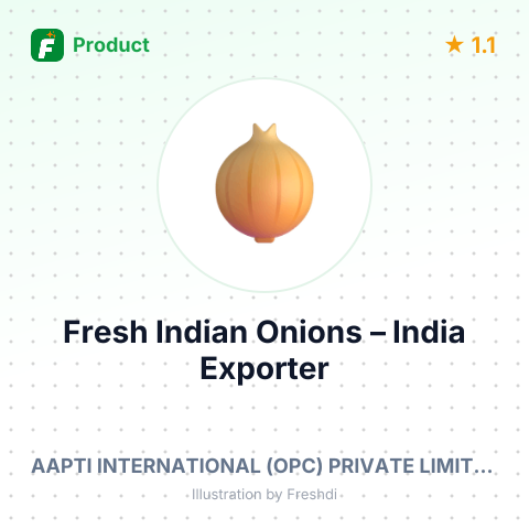 Fresh Indian Onions – summary card, no photo uploaded yet