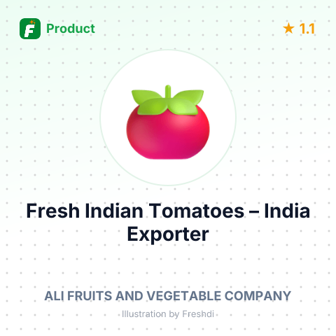 Fresh Indian Tomatoes – summary card, no photo uploaded yet