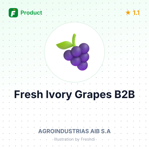 Fresh Ivory Grapes – summary card, no photo uploaded yet
