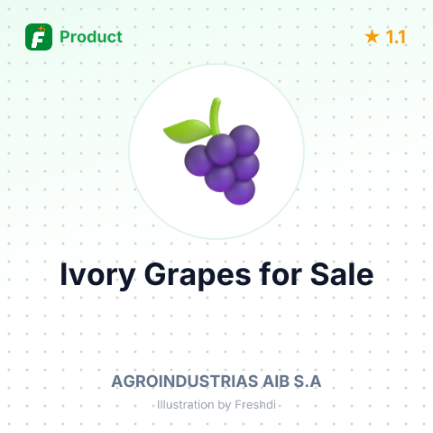 Fresh Ivory Variety Grapes – summary card, no photo uploaded yet