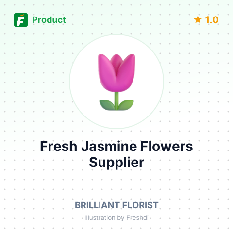 Fresh Jasmine Flowers – summary card, no photo uploaded yet