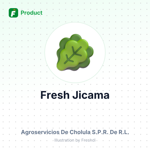 Fresh Jicama – summary card, no photo uploaded yet