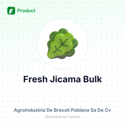 Fresh Jicama – summary card, no photo uploaded yet