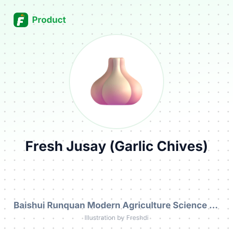 Fresh Jusay (Garlic Chives) – summary card, no photo uploaded yet