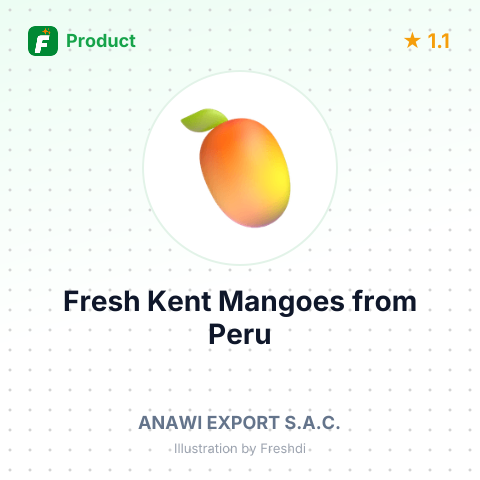 Fresh Kent Mangoes – summary card, no photo uploaded yet