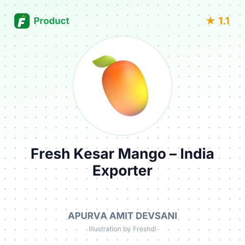 Fresh Kesar Mango – summary card, no photo uploaded yet