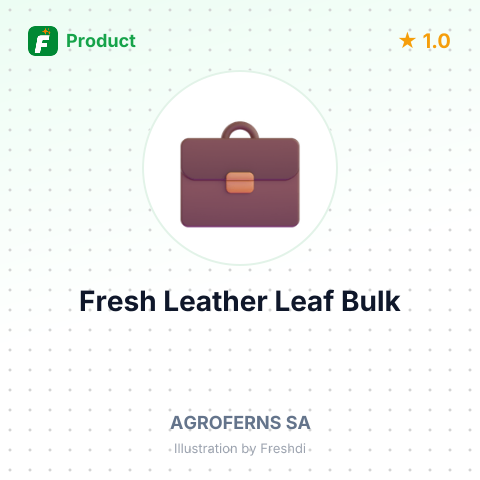 Fresh Leather Leaf – summary card, no photo uploaded yet